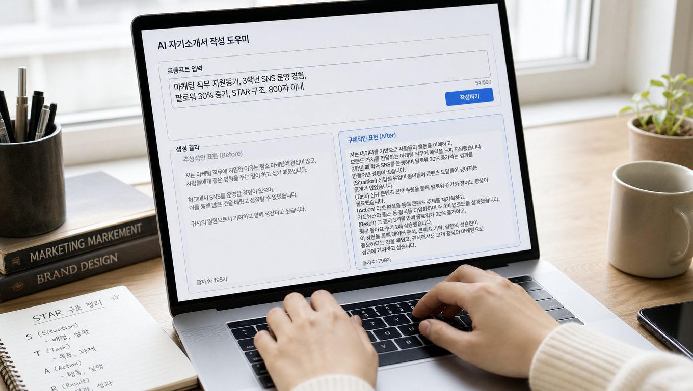 ai 자소서 프롬프트 사용 불이익과 작성·수정 방법