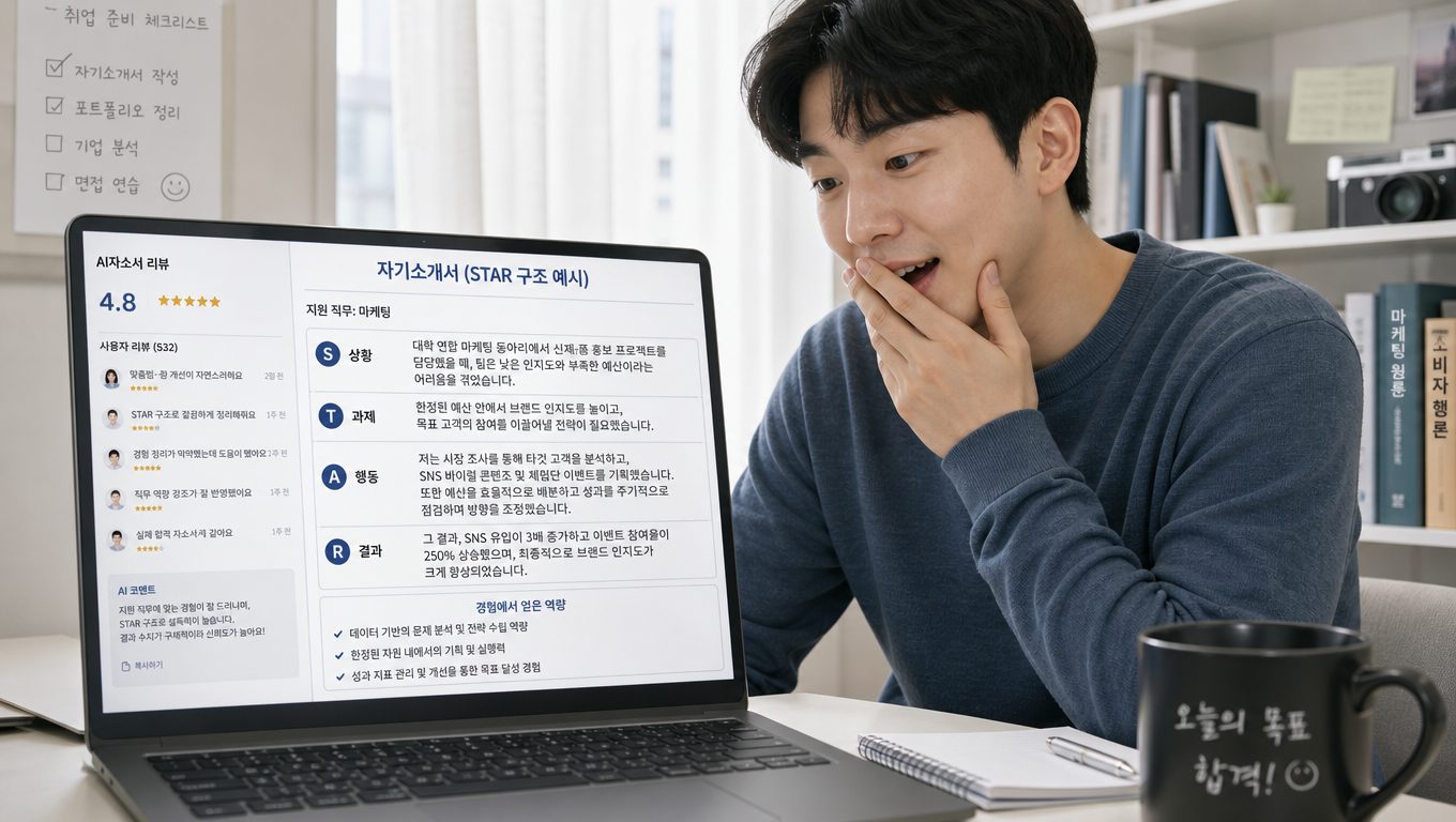 AI 자소서 사이트 후기에서 합격 사례 확인하고 실수 피하는 법